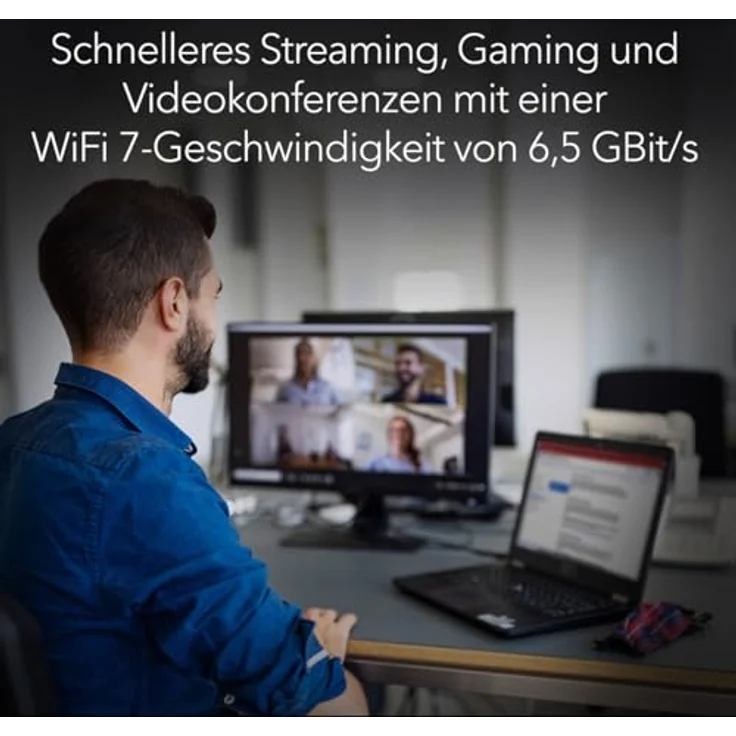 NETGEAR Nighthawk A9000 BE6500, WiFi 7 USB 3.0-Adapter mit Tri-Band-Technologie, bis zu 6,5 GBit/s Geschwindigkeit, 6-GHz-Frequenzbereich, kompatibel mit Windows 11-PCs – Bild 4