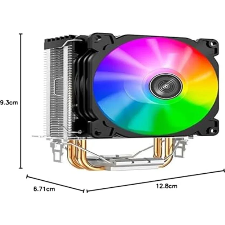 Jonsbo CR-1200 CPU-Kühler, ARGB - 92mm, schwarz – Bild 8