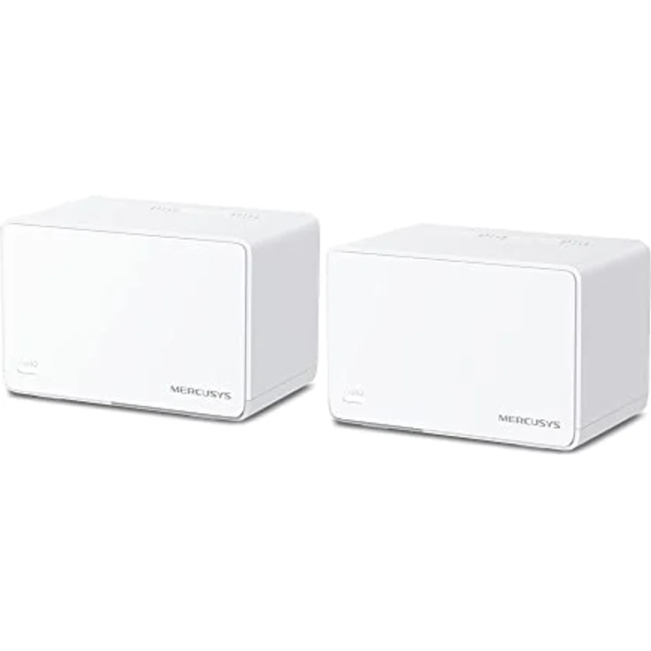 MERCUSYS Halo WiFi 6 Mesh,AX3000,Dualband,Abdeckung bis zu 420 m²,3xGigabit-Port pro Laufwerk,Netzwerkverwaltung,einfache Konfiguration App,WPA3,GIGABIT Anschlüsse,Halo H80x2-PACK MESH – Bild 3
