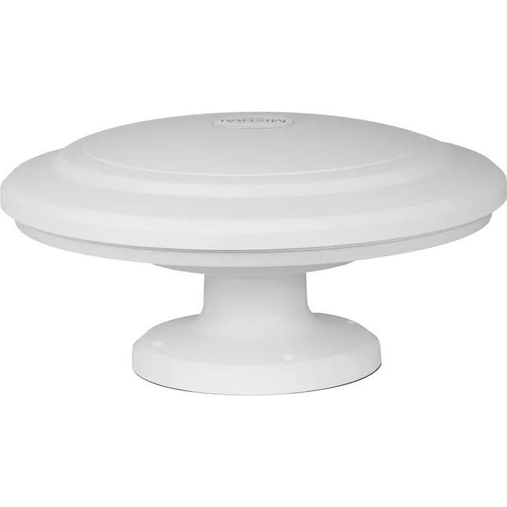 Mistral MI-ANT04 Auto-TV-Antenne, 360° Empfang, UHF/VHF, Weiß