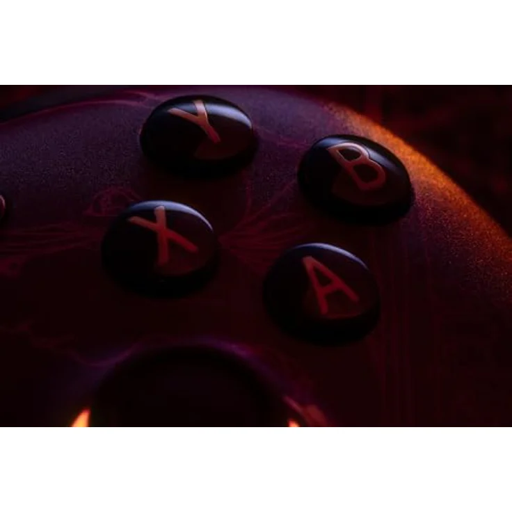 8bitdo Ultimate 2 Wireless Controller Wuchang Edition, Gaming Controller für Android und Windows, rot, mit TMR-Joysticks und RGB-Beleuchtung – Bild 9