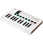 Arturia - MiniLab 3 - Universal-MIDI-Controller für Musikproduktion, mit All-in-One-Softwarepaket - 25 Tasten, 8 Multicolor-Pads, white