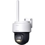 Hilook by HIKVISION Außenkamera, WLAN 4MP Smart-Kamera mit Bewegungsmelder, Nachtsicht bis 30m, 2-Wege-Kommunikation, SD-Karten-Slot bis 512 GB