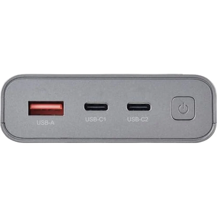 VOLTCRAFT PB PD65WLCD-20000 Powerbank 20000 mAh Fast Charge, Power Delivery 2.0 LiPo Grau (metallic) – Bild 4