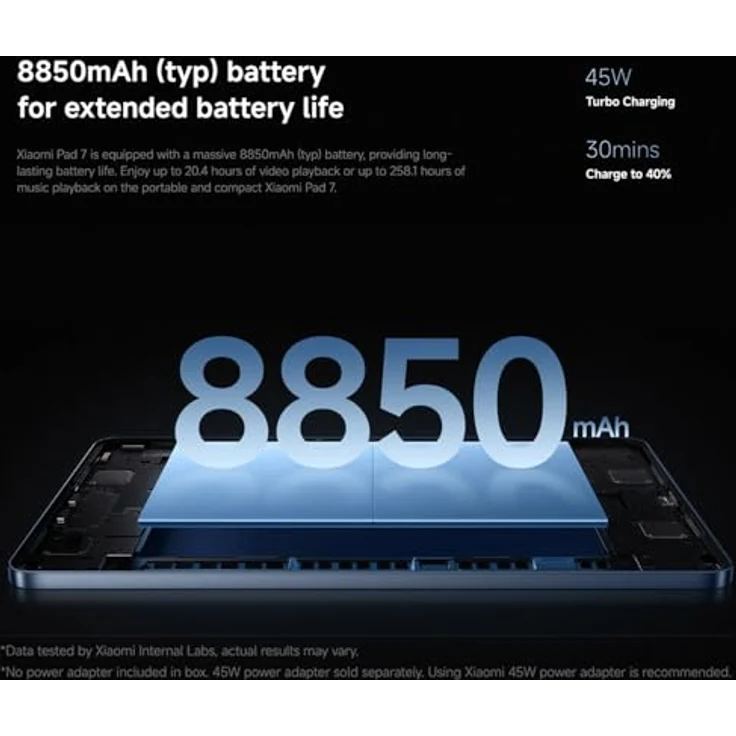 XIAOMI Xiaomi Pad 7, Tablet-PC, 11,2 Zoll IPS-Display, 128 GB, Snapdragon 7+ Gen 3, Grün – Bild 8
