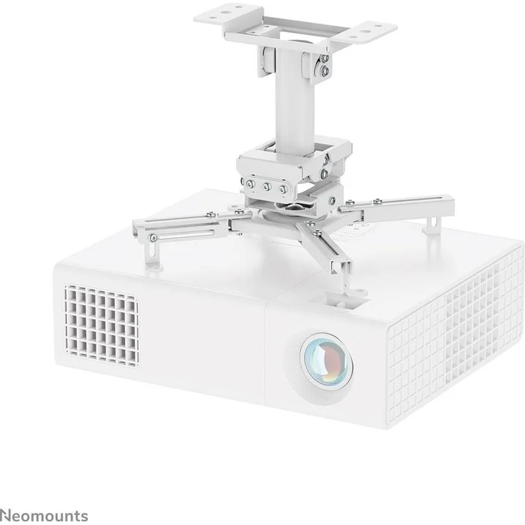 Neomounts CL25-550WH1, Universal Deckenhalterung für Beamer, bis 45 kg belastbar, weiss, mit Neige-, Dreh- und Schwenk-Funktion