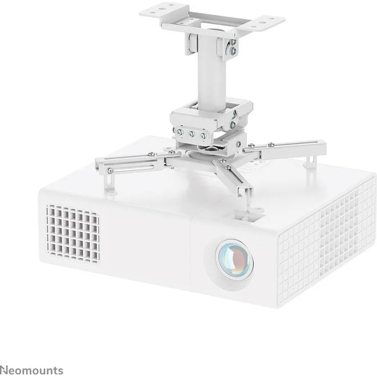 Neomounts CL25-550WH1, Universal Deckenhalterung für Beamer, bis 45 kg belastbar, weiss, mit Neige-, Dreh- und Schwenk-Funktion