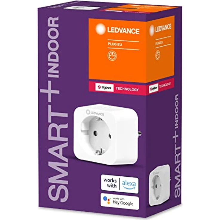 LEDVANCE Smart+ Plug, ZigBee schaltbare Steckdose, für die Lichtsteuerung in Ihrem Smart Home, Direkt kompatibel mit Echo Plus und Echo Show (2. Gen.), Kompatibel mit Philips Hue Bridge – Bild 5