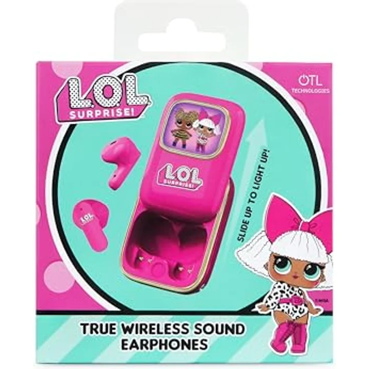 OTL L.O.L. Surprise! TWS-Ohrhörer Slide mit Ladehülle In-Ear-Kopfhörer, Bluetooth, Smart Touch Control, bunt – Bild 3