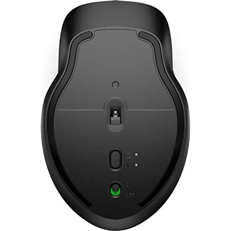 HP 430 Wireless-Maus | Wireless-Verbindung mit 2,4 GHz & Bluetooth 5.2 | USB Dongle | 4.000 dpi | 4 Tasten | für bis zu 2 Geräte | Schwarz | inkl. 1 x AA Batterie | Lebensdauer bis zu 24 Monaten – Bild 4