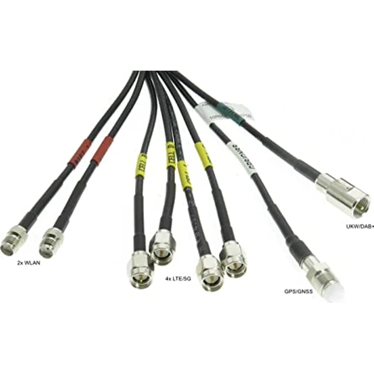 Panorama Antennas GPS[X]D4[X]-6-60, Haifischflossen WLAN-Antenne, ungerichtet, magnetisch montierbar, für Navigation und Mobiltelefone – Bild 2