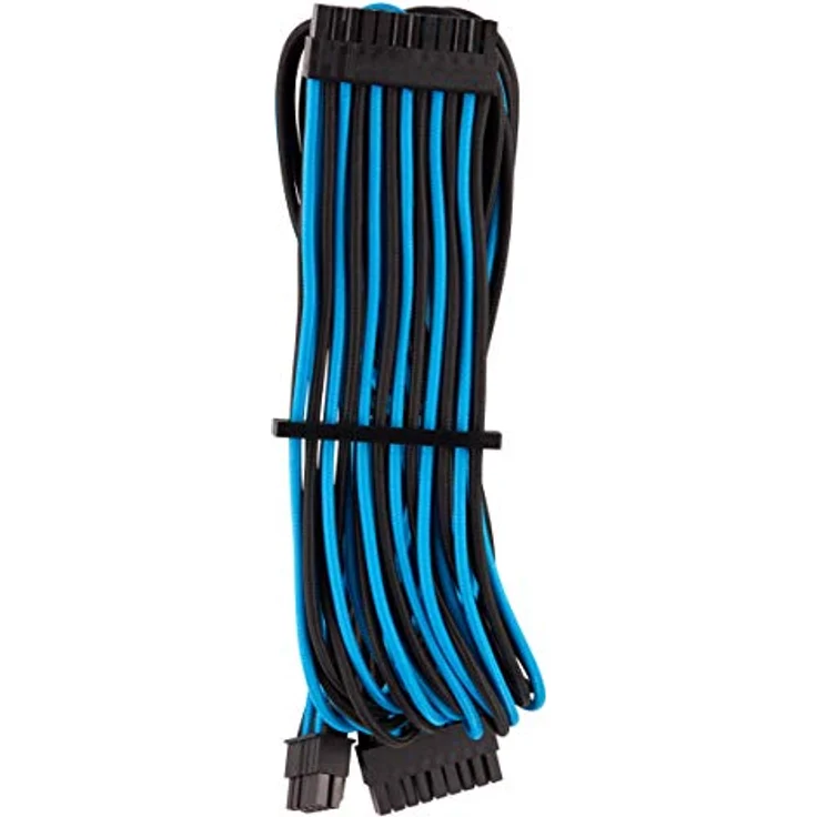 Corsair Premium individually sleeved starter kit (Type 4, Generation 4) - Stromkabelkit - Schwarz, Blau (CP-8920221) – Bild 2