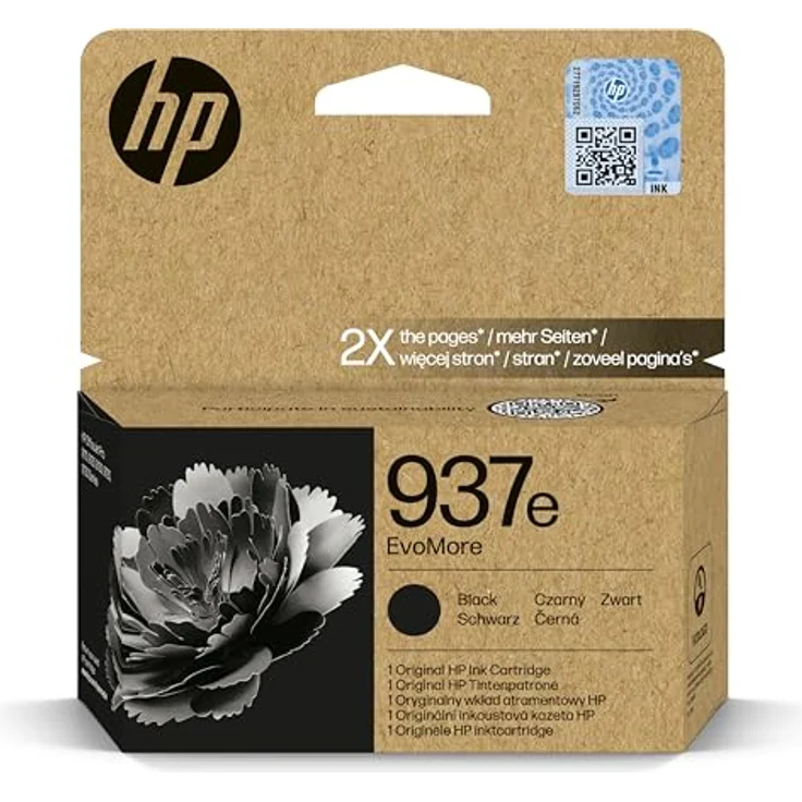 HP 937e (4S6W9NE) Druckerpatrone schwarz, Originale Patrone für bis zu 2.500 Seiten, kompatibel mit OfficeJet Pro 9110e/9120e/9130e AiO – Bild 2