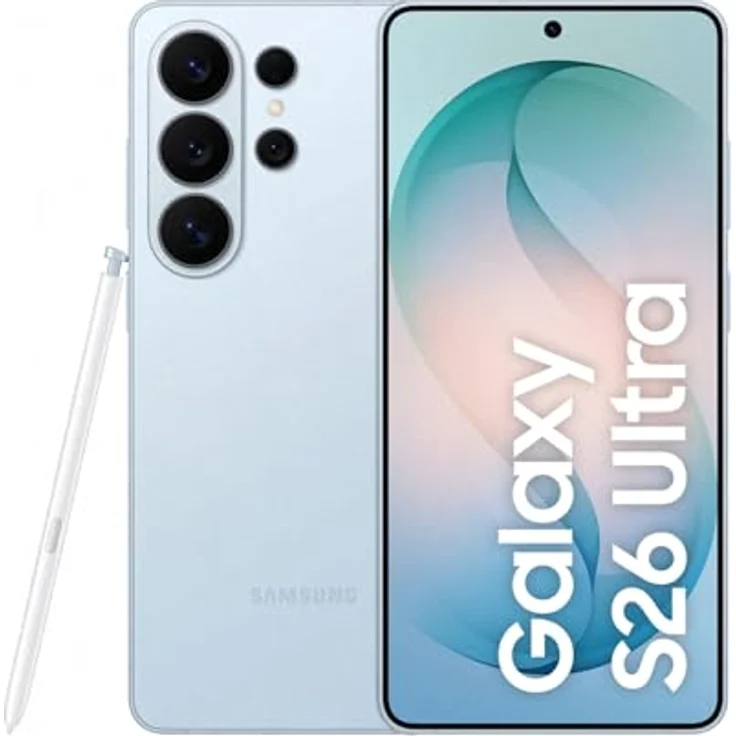 Samsung Galaxy S26 Ultra AI Smartphone, Android-Handy ohne Vertrag, 256 GB Speicher, Skyblue – Bild 1
