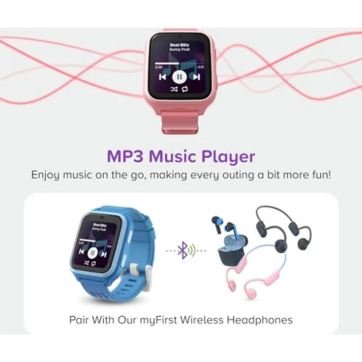 myFirst Fone M1, Smartwatch mit 1,6" AMOLED-Display, blau – Bild 6