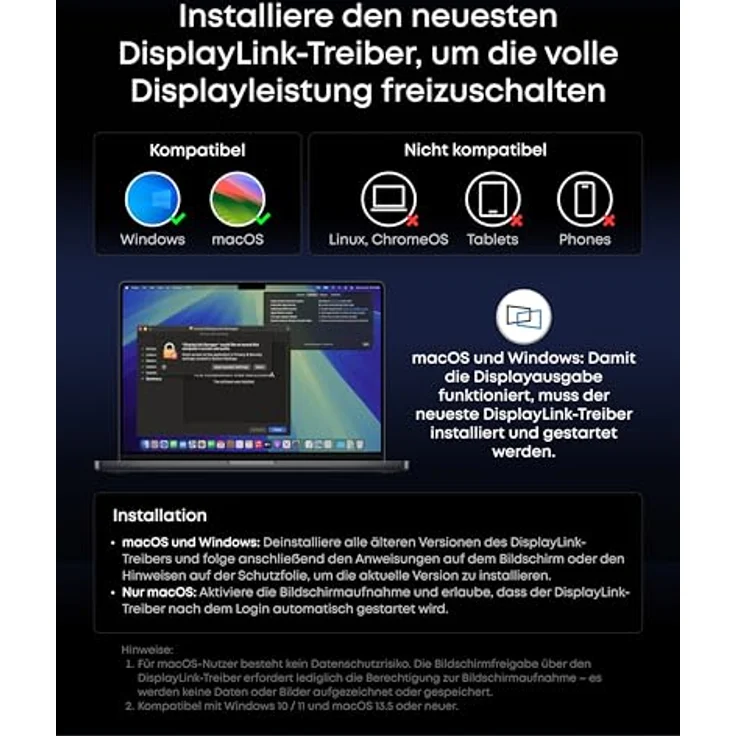 Anker Prime Docking Station 14 Ports, Triple-Display bis 8K, 140W USB-C, smartes Display, aktive Kühlung für macOS & Windows – Bild 4