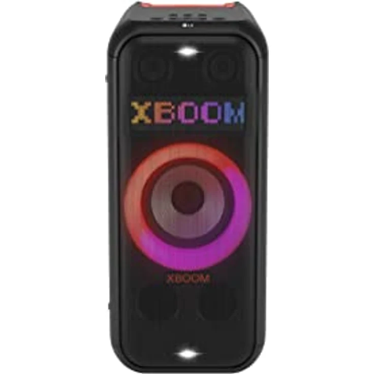 LG XBOOM XL7S, rollbares 2-Wege-Soundsystem (Karaoke- & DJ-Funktionen, Beleuchtung), Schwarz [Modelljahr 2023] – Bild 1