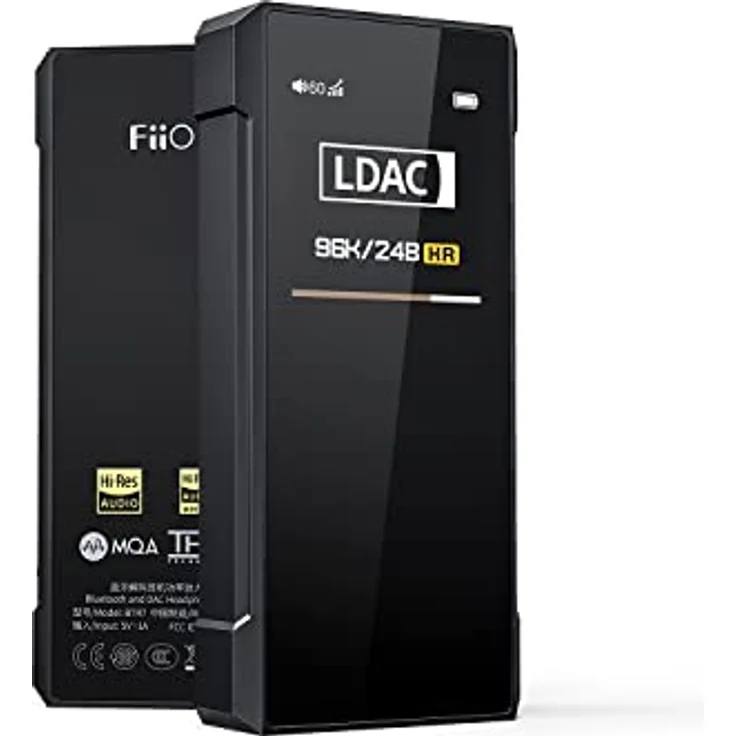 FiiO BTR7 Bluetooth Empfänger und Kopfhörerverstärker, 384kHz/32Bit, DSD256, MQA, LDAC, aptX HD, cVc 8.0, Dual-Output 3,5 mm + 4,4 mm für Telefon, PC, Auto, Home Audio – Bild 1