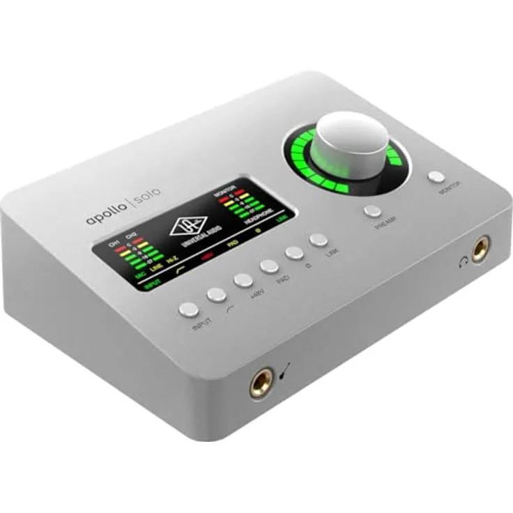 Universal Audio Apollo Solo Heritage Edition, APLS-HE, Audio-Interface mit UAD Solo Core Processing und 5 Premium Plug-ins