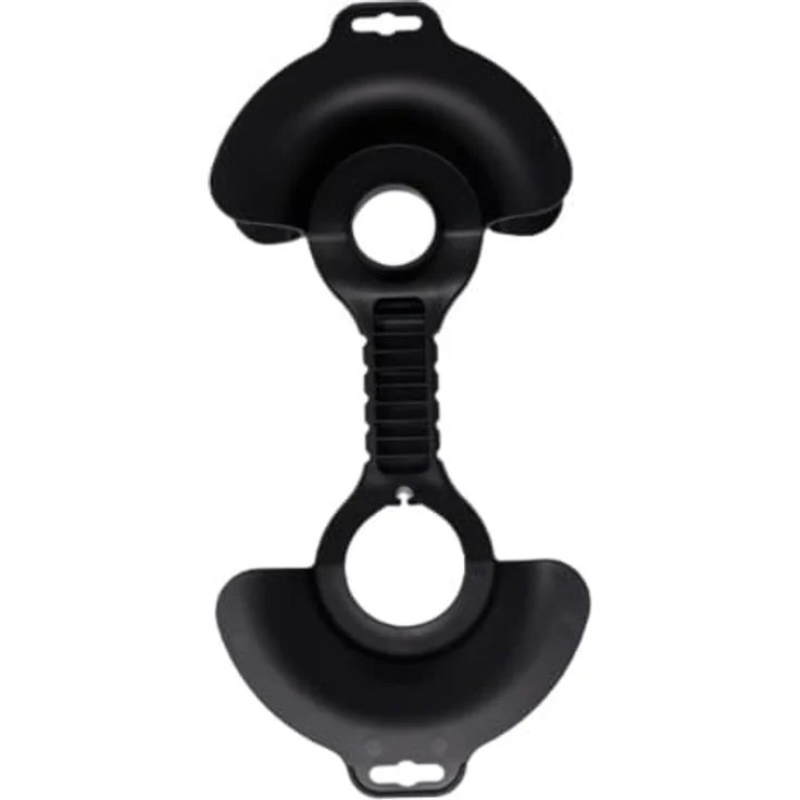 ViD® Kabelaufwickler Kabelhantel schwarz für Kabellänge 2-25 m (2 Stück) mit Aufhängevorrichtung und ergonomischem Griff – Bild 2