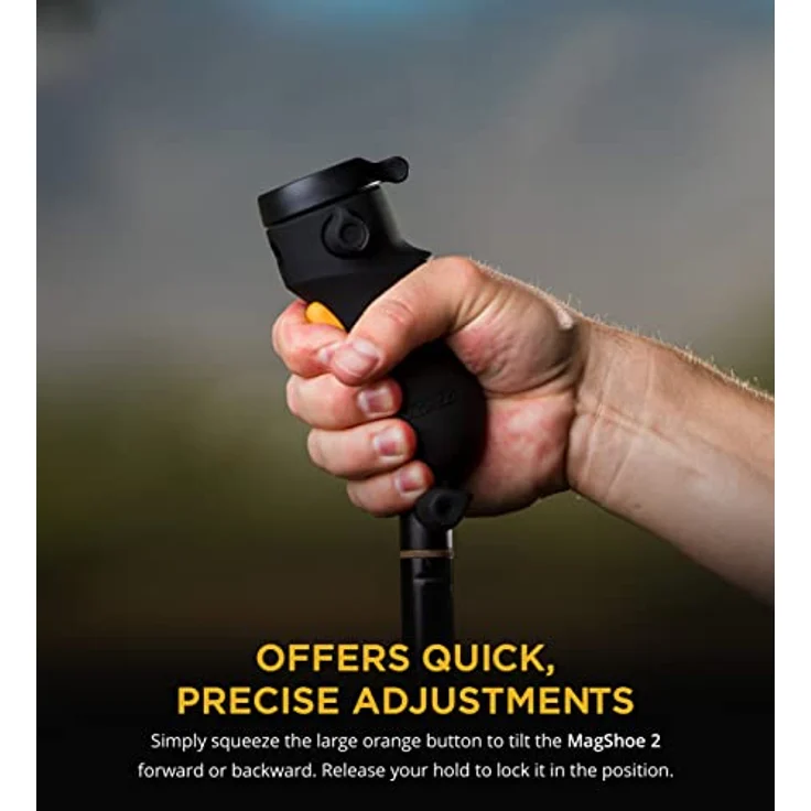 MagMod MagShoe v2 – Universal-Kaltschuh-Blitzhalterung für Off-Kamera-Blitz, LED-Lichtfelder, Regenschirm-Modifikatoren, MagBox PRO 106,7 cm Octa Softbox und MagBox PRO 91,4 cm Streifen – Bild 4