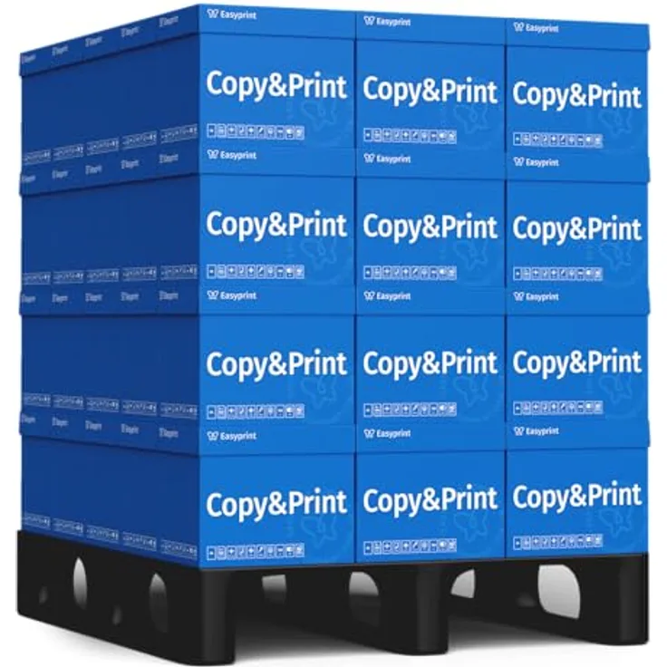 Easyprint Druckerpapier Kopierpapier 150000 Blatt 60 x 2500 A4 Premium Hochweiß CIE 160 PEFC Umweltzertifikat