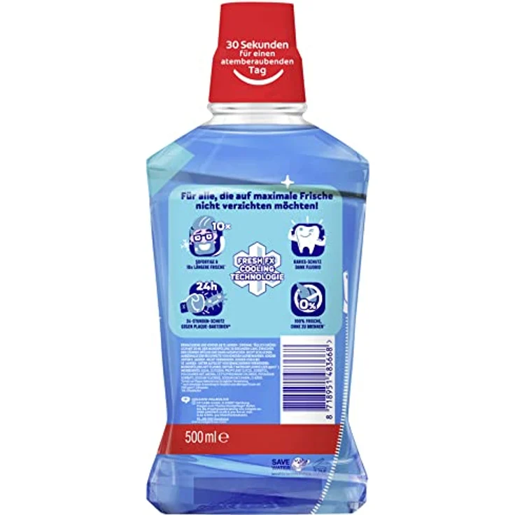 Colgate Ice Fresh Mundspülung 500 ml – für sofortige & anhaltende Frische – antibakterielle Mund- und Zahnreinigung ohne Alkohol** – Bild 3