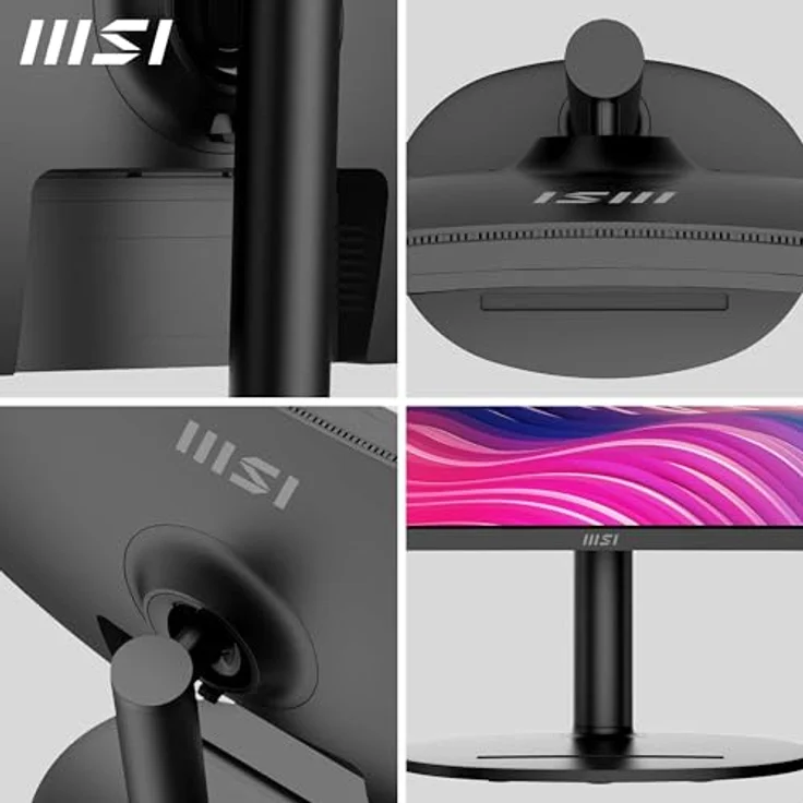 MSI Modern MD342CQP, 34 Zoll UWQHD Curved Monitor 1500R – VA-Display 3440 x 1440, KVM, Pip/PBP, 3-Achsen verstellbar, integrierte Lautsprecher, Augenkomfort – Bild 3