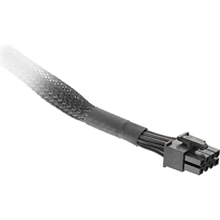 Thermaltake | Sleeved PCIe Gen 5 Splitter Cables, Dual 8-Pin auf 12-Pin-Kabel, 600mm, Schwarz – Bild 5