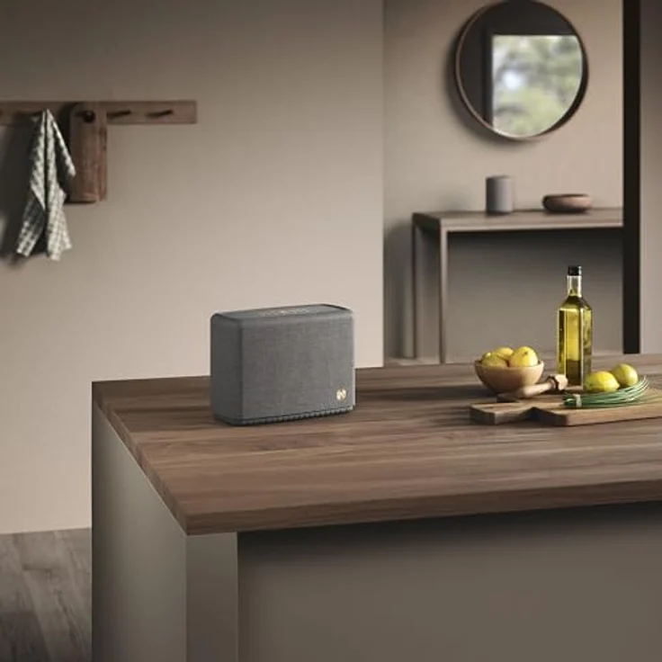 Audio Pro A15 W, Bluetooth Lautsprecher mit 11 h Akkulaufzeit und IPX2-Schutz, Grau – Bild 4
