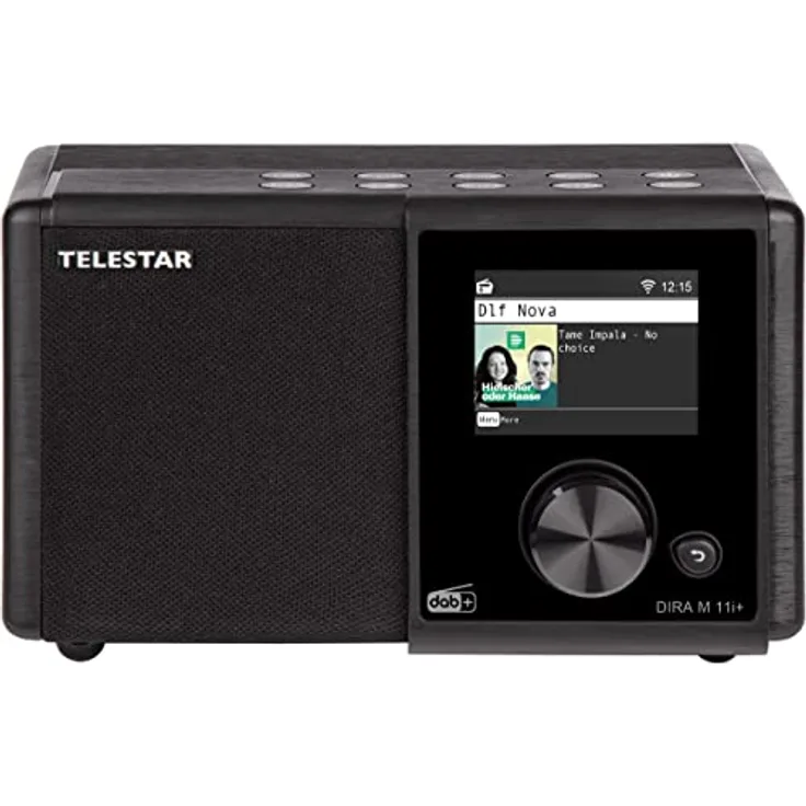 Telestar DIRA M 11i + - DAB+ Digitalradio & Internetradio (UKW/FM/DAB/DAB+ / Internet, WLAN, Mono Radio, EWF Notfallwarnsystem, USB Aufnahmefunktion, Bluetooth, Streamingdienste) schwarz