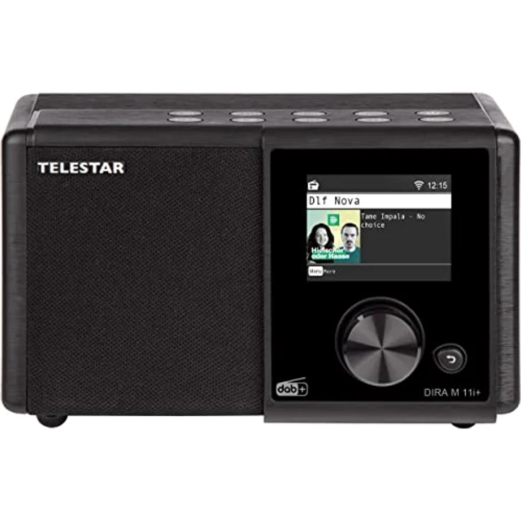 Telestar DIRA M 11i + - DAB+ Digitalradio & Internetradio (UKW/FM/DAB/DAB+ / Internet, WLAN, Mono Radio, EWF Notfallwarnsystem, USB Aufnahmefunktion, Bluetooth, Streamingdienste) schwarz – Bild 1