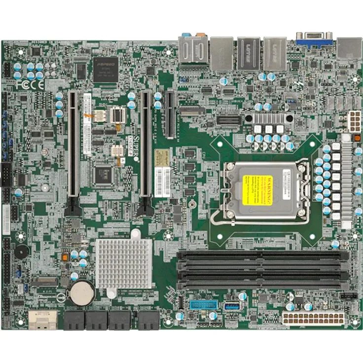 Supermicro MBD-X14SAE-F ATX Mainboard, Intel Sockel 1851, 192 GB DDR5, RAID 0-1-5-10, USB Typ-C, SATA 6 GB/s