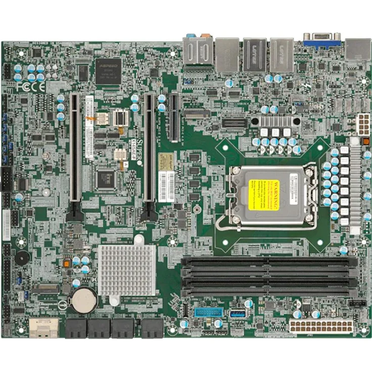 Supermicro MBD-X14SAE-F ATX Mainboard, Intel Sockel 1851, 192 GB DDR5, RAID 0-1-5-10, USB Typ-C, SATA 6 GB/s