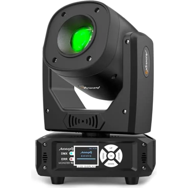 Audibax Monster 90 Cabeza Móvil Spot Led Profesional 80w 8 Colores + 6 Gobos