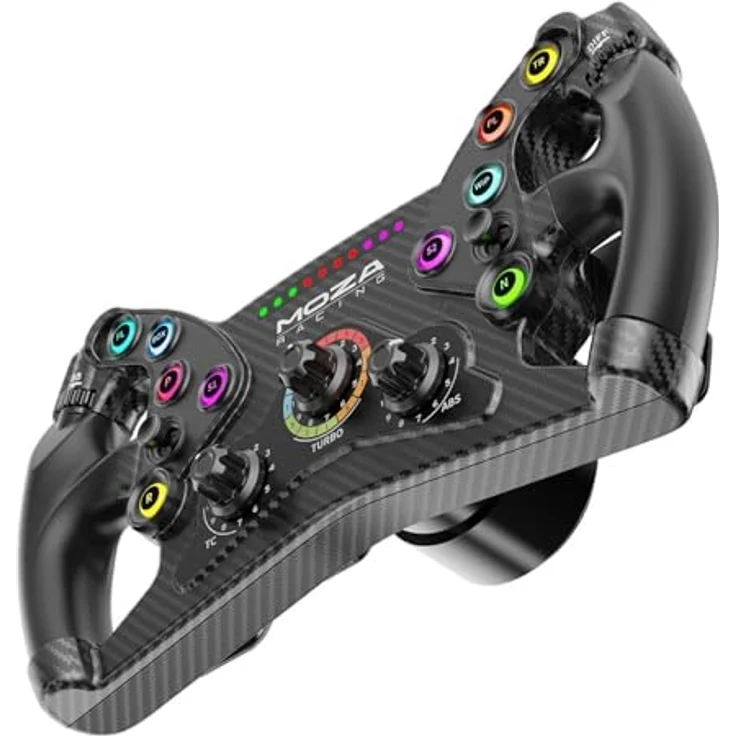 Moza Racing MOZA KS GT-Lenkrad (30 cm), Butterfly-Style GT-Lenkrad in hochwertiger Carbonoptik, mit Schnellverschluss – Bild 8