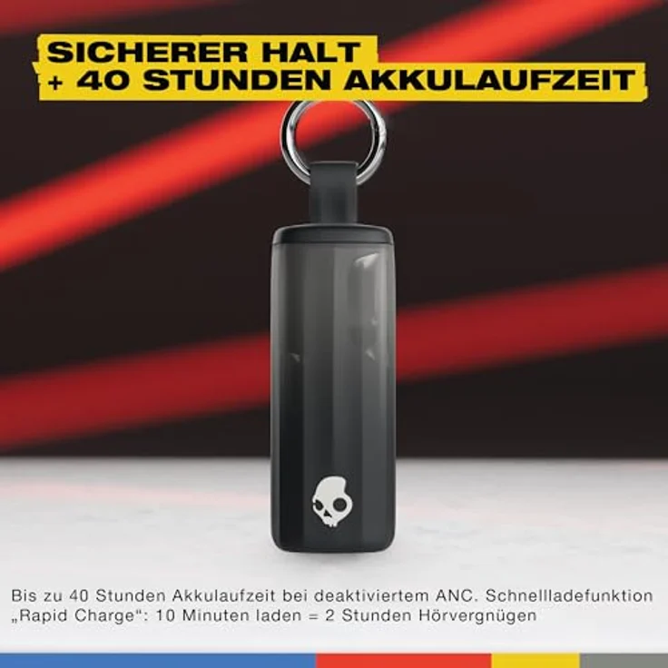 SKULLCANDY Method 360 ANC, In-ear Kopfhörer mit Active Noise Canceling und Sound by Bose, True Black – Bild 6