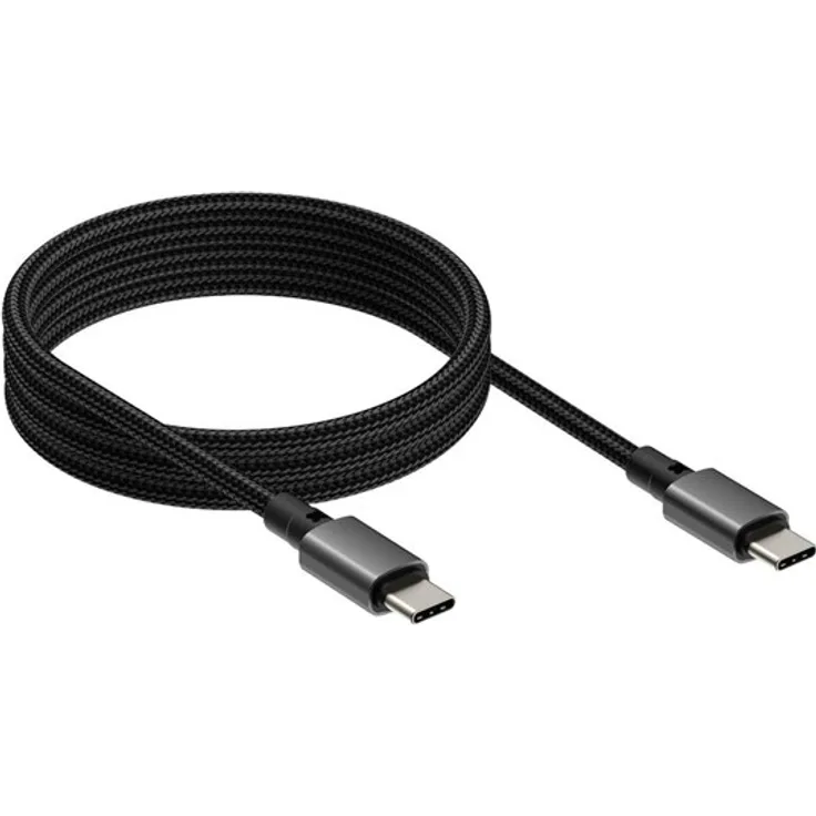 Vision Techconnect USB-C Kabel, USB-C zu USB-C, 1 m, USB 3.2, 5 A, magnetisch, Schwarz