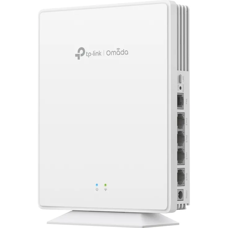 TP-Link Omada EAP610GP-Desktop, Wi-Fi 6 Access Point mit 1800 Mbit/s, PoE, 4 Gigabit LAN Ports, weiß