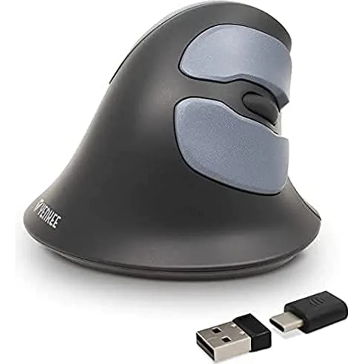 1000/1600 DPI Kabellose Maus, ergonomisch, vertikal