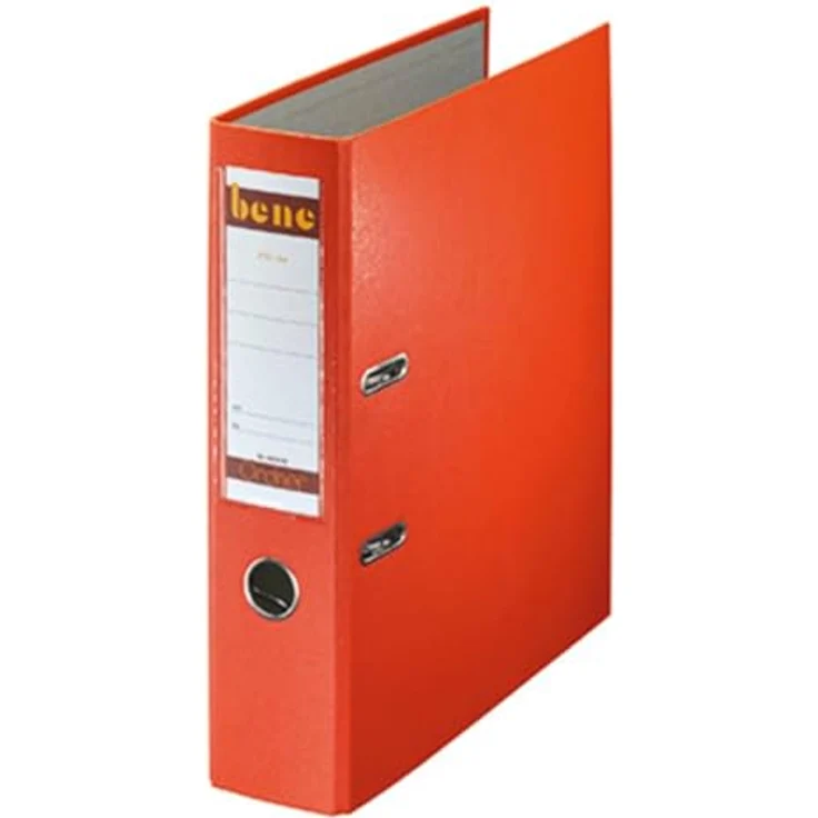 bene Aktenordner bene No.1 Power Ordner orange Kunststoff 8,0 cm DIN A4, schmutz- und feuchtigkeitsabweisend – Bild 2