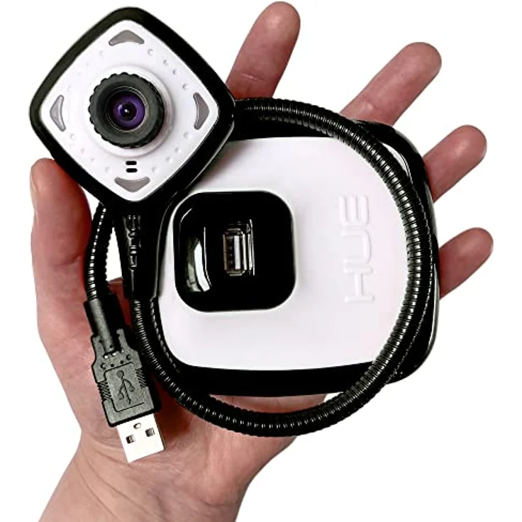 HUE HD Pro: Dokumentenbetrachter und USB-Kamera für Videokonferenzen (schwarz) – Bild 4