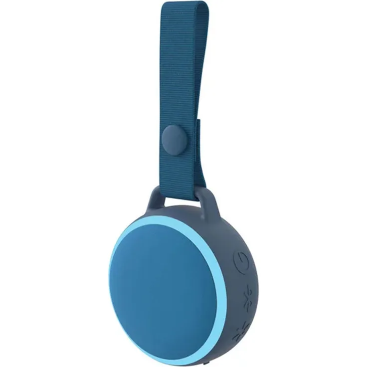 SilverCrest Bluetooth®-Lautsprecher »Sound Spot«, portabler Lautsprecher mit buntem Licht, IPX7 wasserdicht, bis zu 16 Stunden Wiedergabe, blau