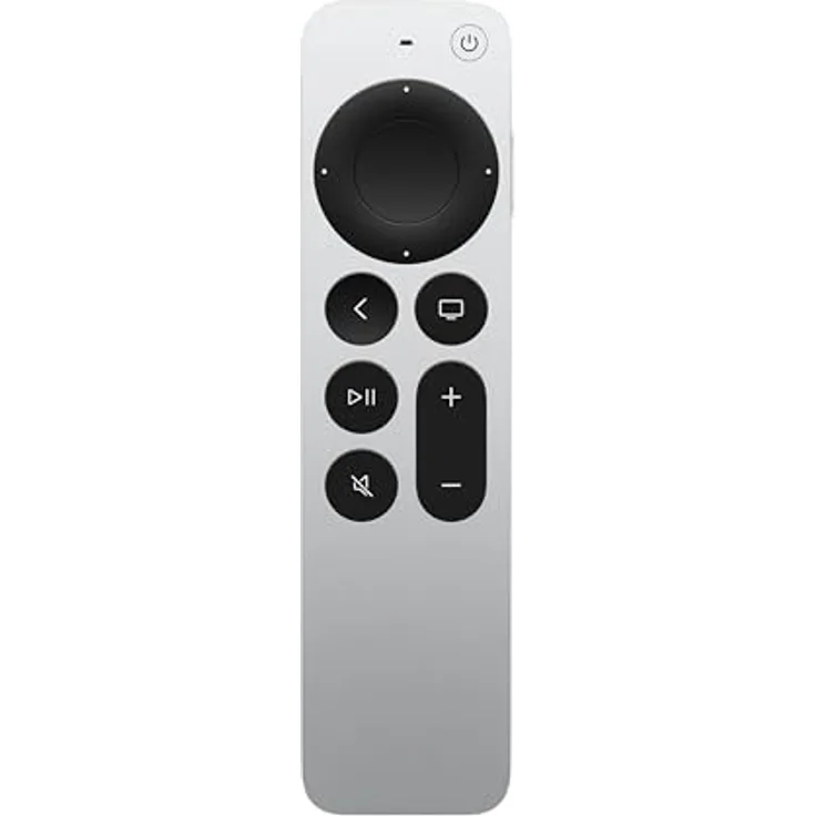 Apple Siri Remote (3. Generation) - Präzise Steuerung für Apple TV 4K with Siri Integration, USB-C Anschluss, Schwarz
