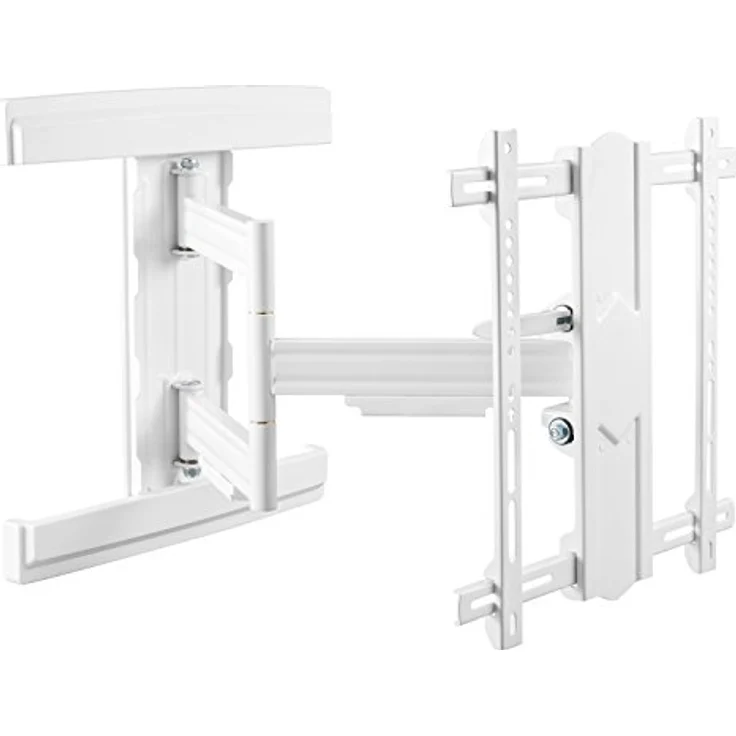 RICOO TV Wandhalterung Schwenkbar Neigbar für 45-85 Zoll in Weiß - Bis 50kg max VESA 400x400mm – Bild 1