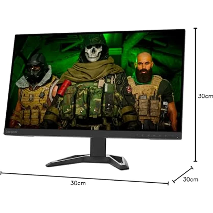 Lenovo G27-30 | 27'' Full HD Gaming Monitor | 165Hz | 350 nits | 1ms Reaktionszeit | AMD FreeSync Premium | höhenverstellbar | schwarz – Bild 2