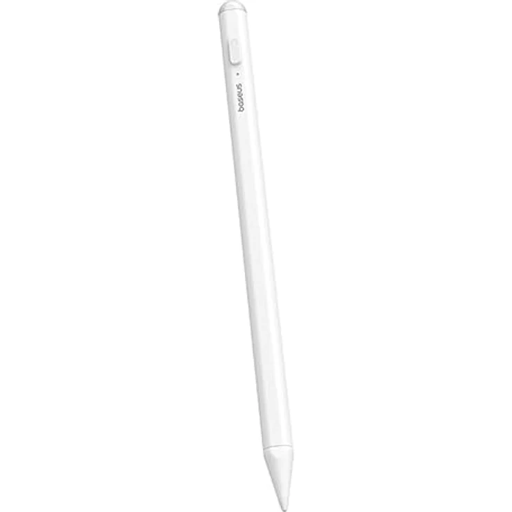 Baseus Smooth Writing Stylus Lite, Eingabestift mit LED-Anzeigen, aktiv, weiß, inklusive Ersatzspitze und USB-C-Ladekabel – Bild 1