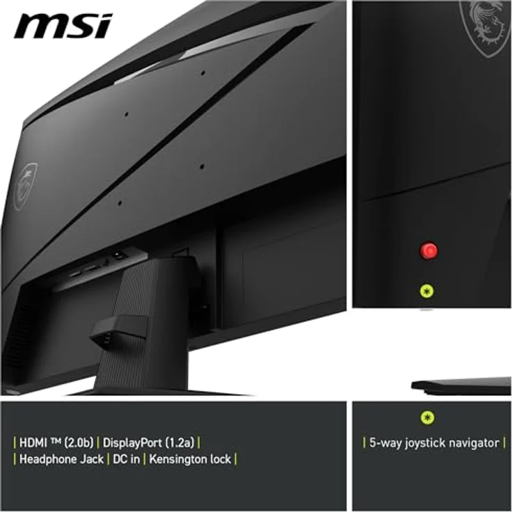 MSI MAG 274FDE, 27 Zoll Full HD Monitor mit Rapid IPS Panel, 200 Hz, 1 ms Reaktionszeit, neigbar – Bild 5