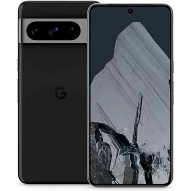 Google Pixel 8 Pro – Android Smartphone ohne SIM-Lock mit Teleobjektiv, langer Akkulaufzeit und Super Actua Display – Obsidian, 128 GB