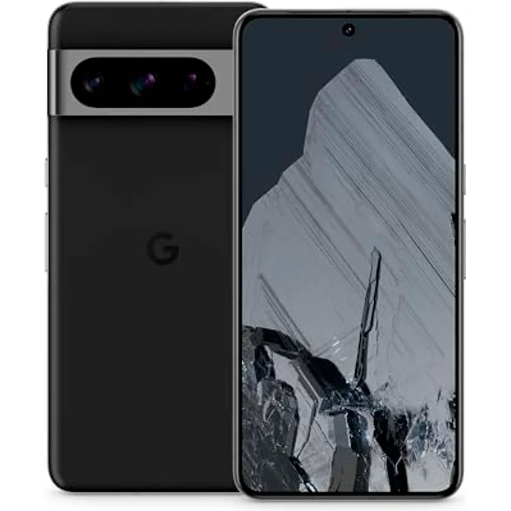 Google Pixel 8 Pro – Android Smartphone ohne SIM-Lock mit Teleobjektiv, langer Akkulaufzeit und Super Actua Display – Obsidian, 128 GB – Bild 1
